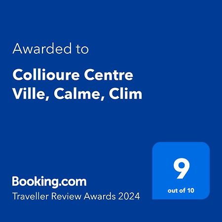 Collioure Centre Ville, Calme, Clim Exteriör bild